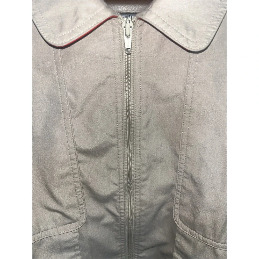 London‎ Fog Tan Red Sz 44R Lightweight Jacket Weatherwear of Distinction